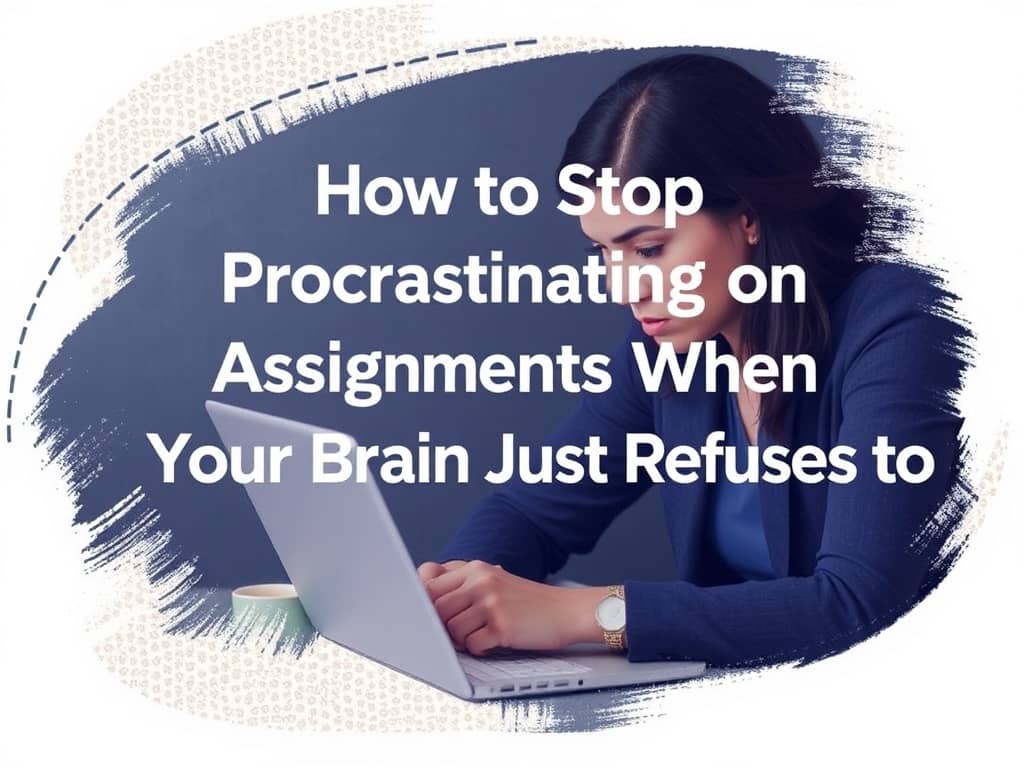 How to Stop Procrastinating on Assignments When Your Brain Just Refuses to Cooperate